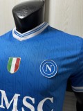 2025/26 Mens Napoli home blue  Player version soccer jersey