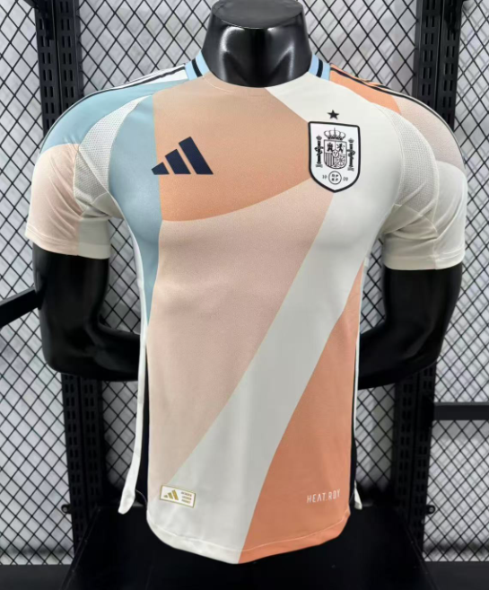 2025-26 Mens  Spain Away Player Version Soccer Jersey