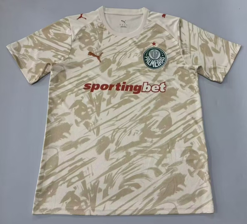 2026-27 Mens Palmeiras goalkeeper beige Soccer Jersey