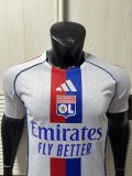 2025-26 Mens Lyon home white  Player version Soccer Jersey