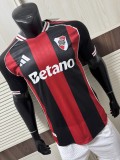 Player Version River Plate away  Soccer Jersey 2526