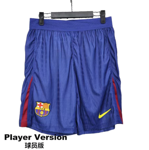 2025-26 Mens Barcelona player home blue  Shorts Pants
