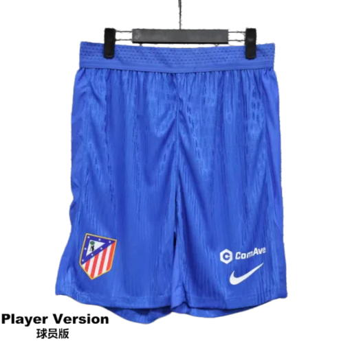 2025-26 Mens Atletico Madrid  player version blue Shorts Pants