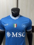 2025/26 Mens Napoli home blue  Player version soccer jersey