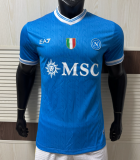 2025/26 Mens Napoli home blue  Player version soccer jersey
