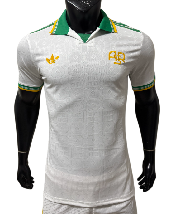 2025-26 Mens Roma Third away Player version wihte soccer Jersey