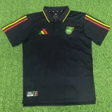 2026-27 Jamaica Black Polo  Soccer Jersey