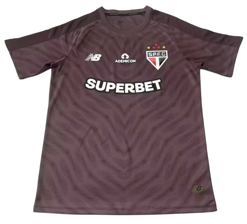 2026-27 Mens Sao Paulo maroon soccer jersey