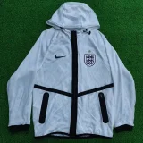 2026 World Cup England White Walkout Jacket (Hooded)