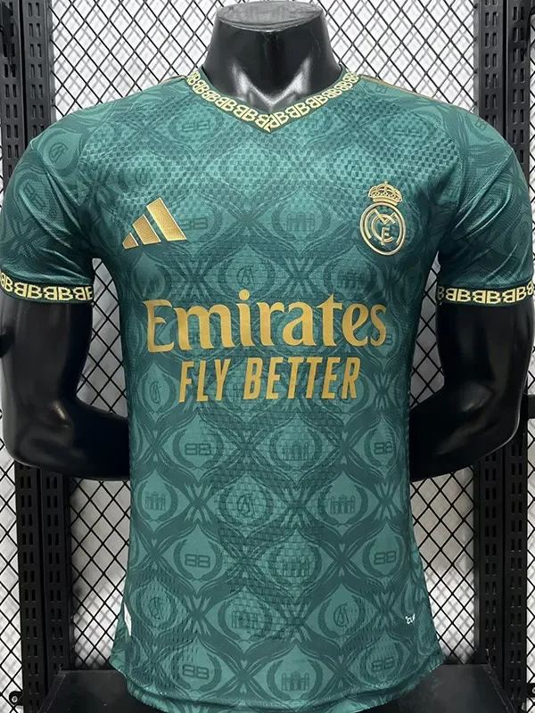 2026-27 Mens Real Madrid  Green Player Version soccer jersey