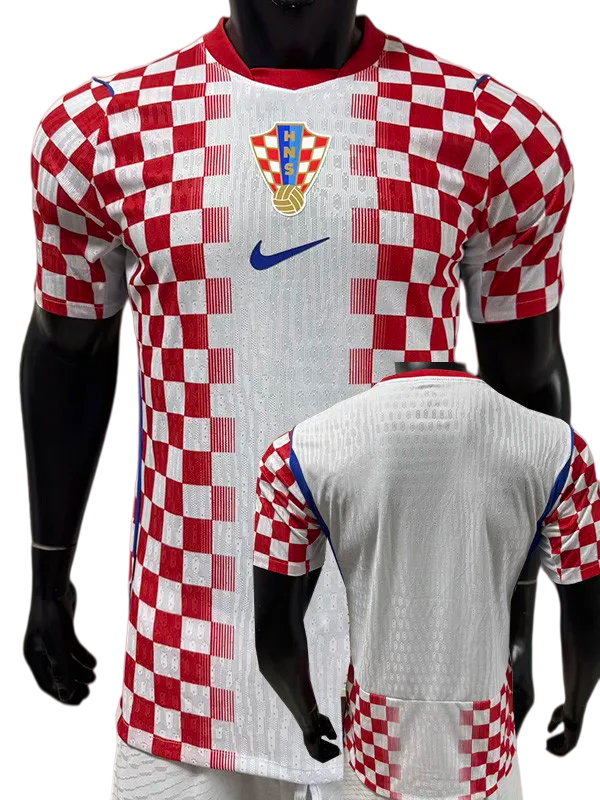 2026-27 Mens Croatia home Player version soccer Jersey