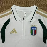 2026-27 Italy White Polo Short Sleeve