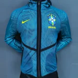 2026 World Cup Brazil Green Walkout Jacket (Hooded)