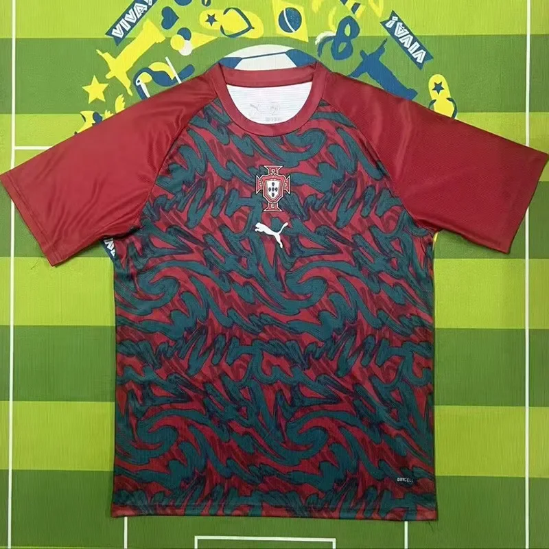 2026-27 Portugal Red Fans soccer  Jersey