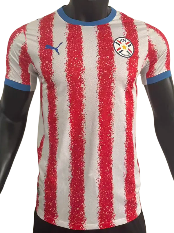 2026-27 Paraguay Home Player Version Soccer Jersey