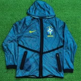 2026 World Cup Brazil Green Walkout Jacket (Hooded)