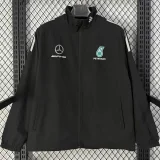 2026 F1 Mercedes Black Racing Windbreaker