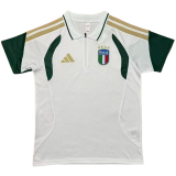2026-27 Italy White Polo Short Sleeve