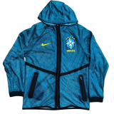 2026 World Cup Brazil Green Walkout Jacket (Hooded)