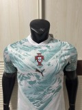 2026-27 Mens Portugal away white blue  Player version soccer Jersey