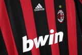 2008-2009 Mens AC Milan Retro Home Jersey