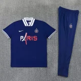 2026-27 Mens PSG Royal blue Polo Tracksuit