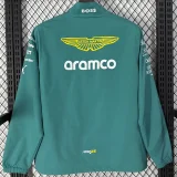 2026 F1 Aston Martin Green Racing Windbreaker