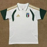 2026-27 Italy White Polo Short Sleeve