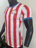 2026-27 Paraguay Home Player Version Soccer Jersey