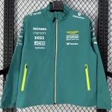 2026 F1 Aston Martin Green Racing Windbreaker