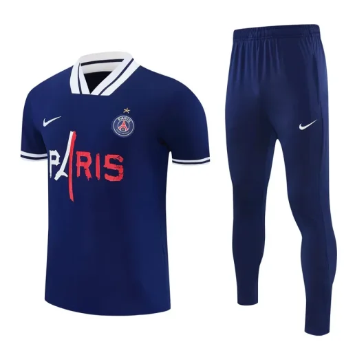 2026-27 Mens PSG Royal blue Polo Tracksuit