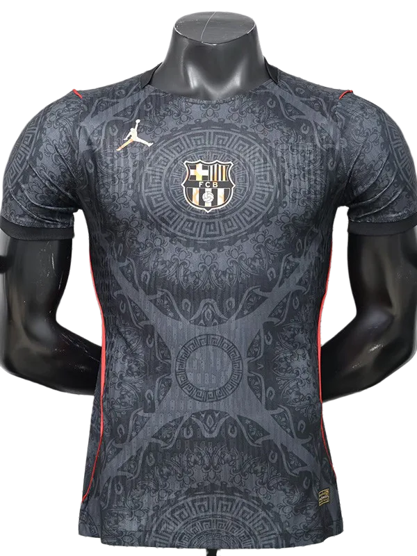 2025-26  Barcelona JD Black Special Edition Player Version soccer Jersey
