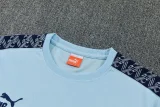 2026-27 Mens  Manchester City Light blue Polo Tracksuit (圆领)