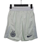 2025-26 Mens Inter Milan away white Player version Shorts Pants