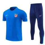 2026-27  Atletico Madrid Fancy blue Polo Tracksuit (圆领)
