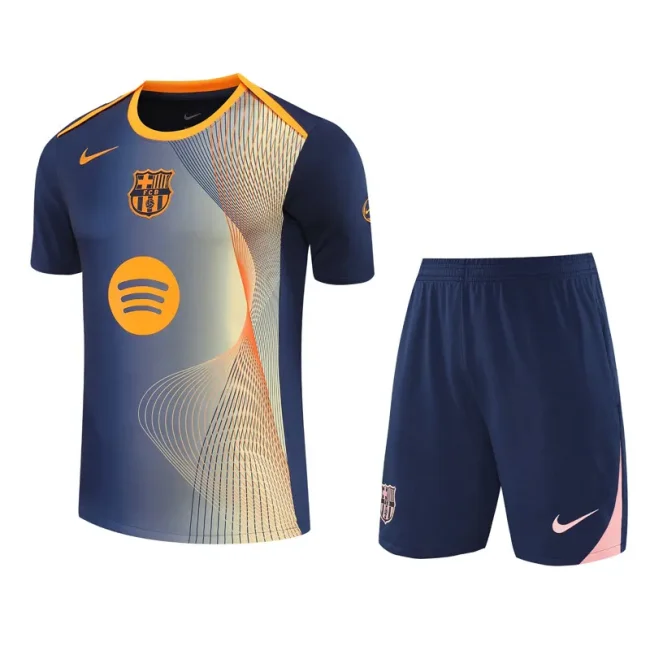 2025-26 Mens Barcelona  Royal blue Training Short Suit