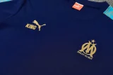 2026-27 Marseille Royal blue Polo Tracksuit