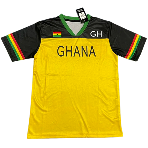 2026-27 Ghana Black Yellow Fans soccer jersey