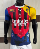 2025-26  Mens AC Milan red  Player version  Soccer Jersey