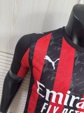 2025-26   Mens AC Milan  Home  Player Version Soccer Jersey