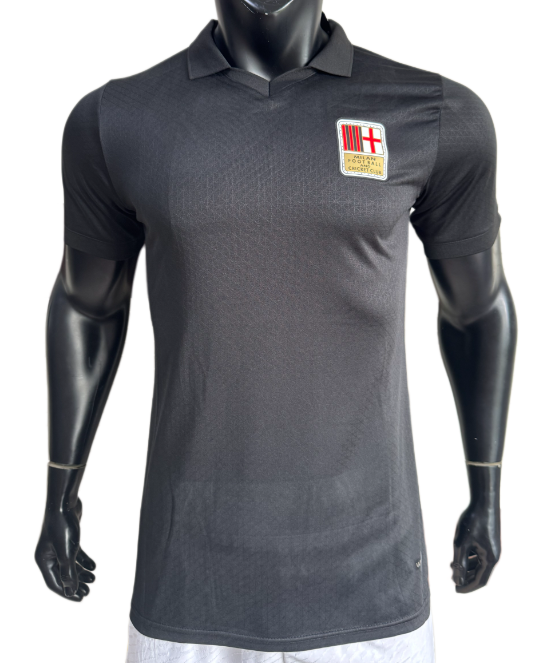 2025-26 Mens AC Milan player 125th Years Black Jersey