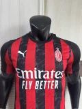 2025-26   Mens AC Milan  Home  Player Version Soccer Jersey