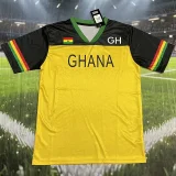 2026-27 Ghana Black Yellow Fans soccer jersey
