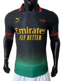 2025-26   Mens AC Milan  Third away Player  black Soccer Jersey