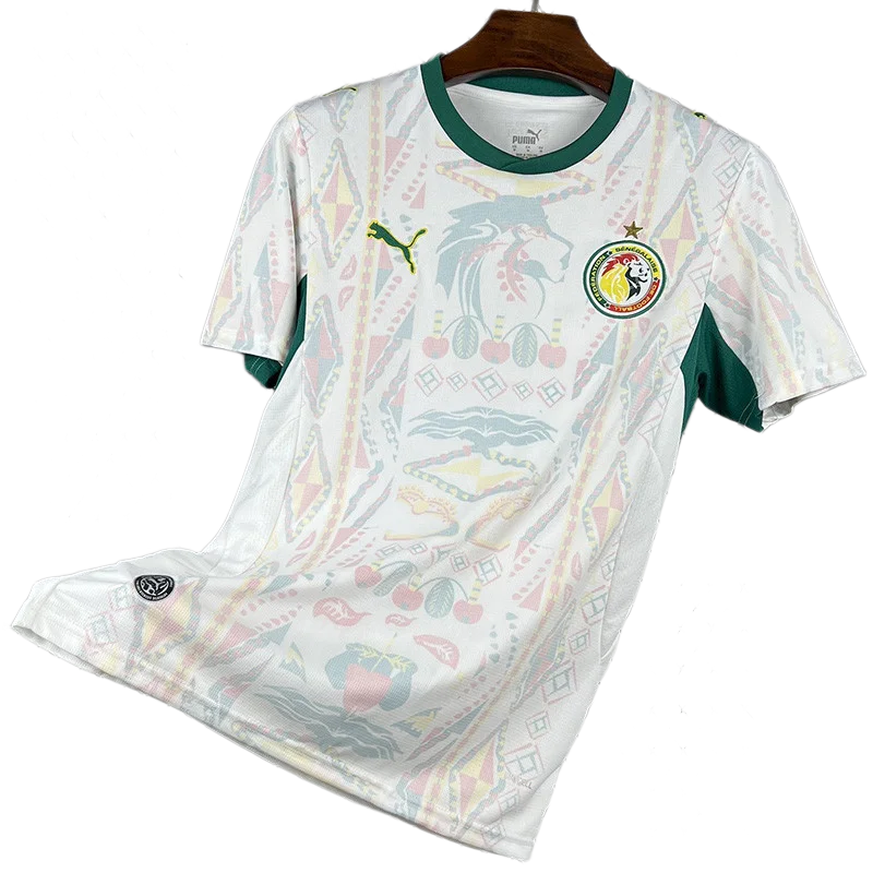 2026-27 Mens Senegal home white soccer jersey