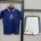2026-27 Kids Japan home blue soccer jersey