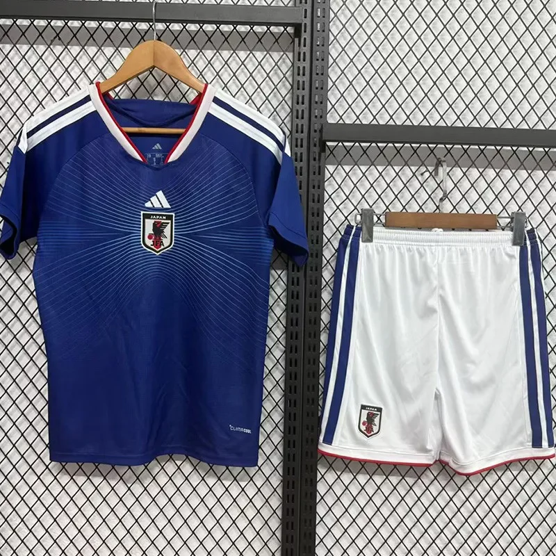 2026-27 Kids Japan home blue soccer jersey