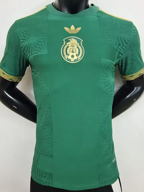 2025-26 Mens Mexico Gold trophy Player Vesion Soccer Jersey