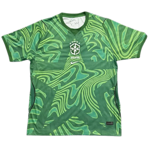 2026-27 Brazil Green Goalkeeper Fans Soccer Jersey