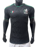 2025-26 Mens Mexico black  Player version soccer jersey